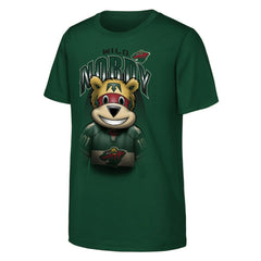 Minnesota Wild Outerstuff Youth Mascot Highlight T-Shirt For Sale