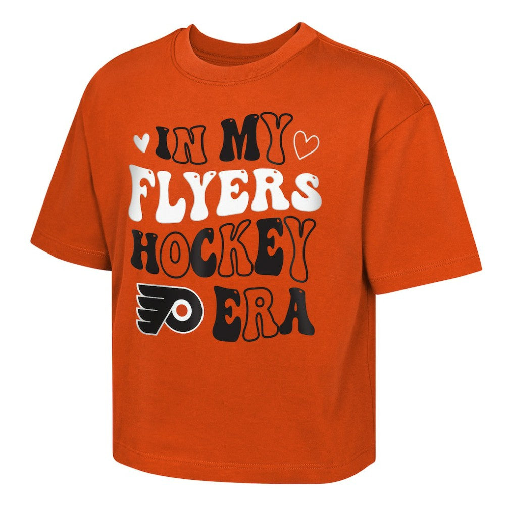 Philadelphia Flyers Outerstuff Girls Youth In My Era Boxy T-Shirt On Sale