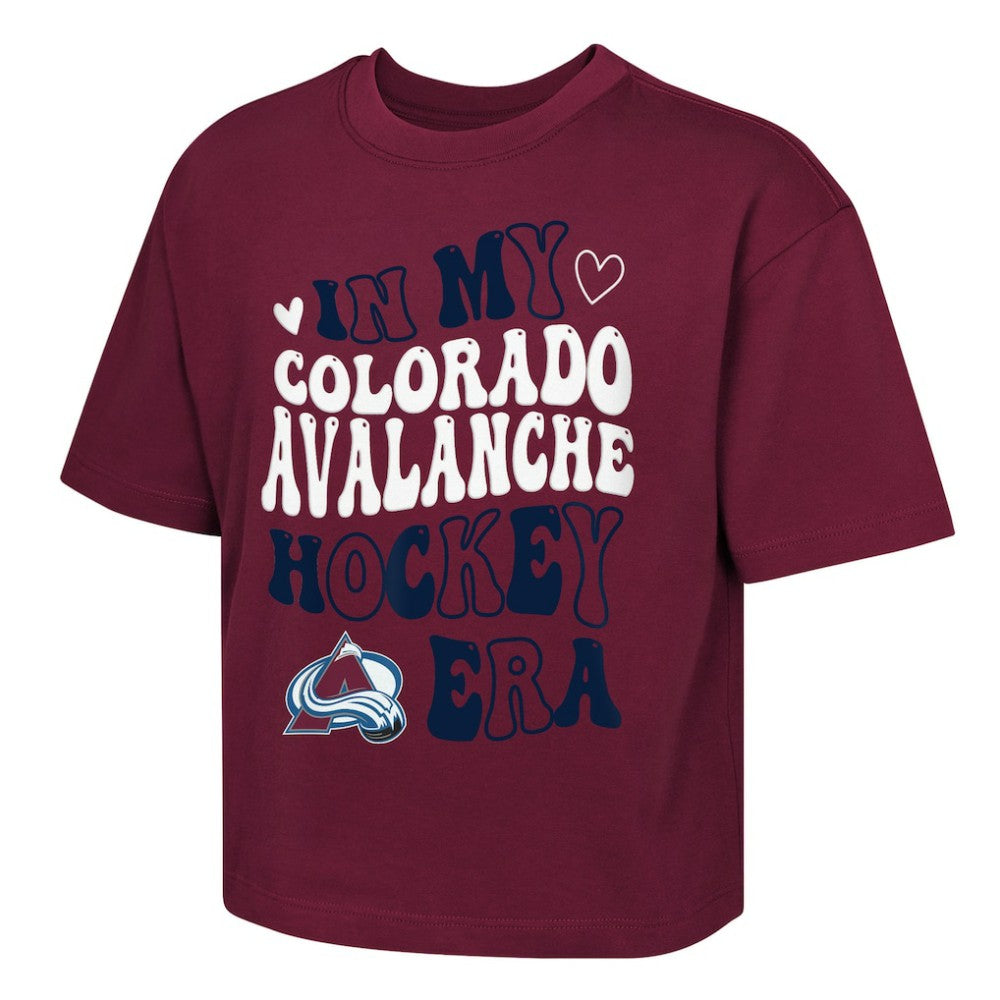 Colorado Avalanche Outerstuff Girls Youth In My Era Boxy T-Shirt Discount