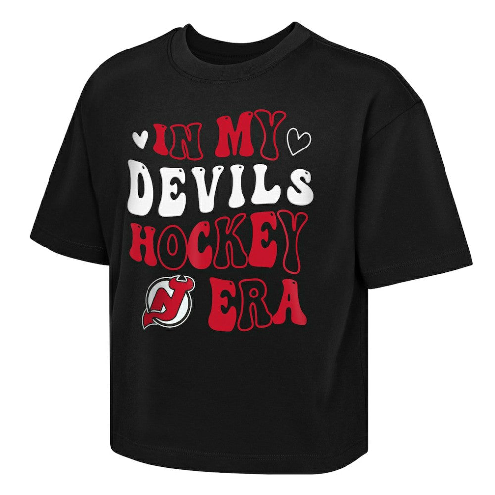 New Jersey Devils Outerstuff Girls Youth In My Era Boxy T-Shirt Outlet