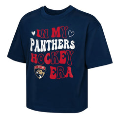 Florida Panthers Outerstuff Girls Youth In My Era Boxy T-Shirt Sale