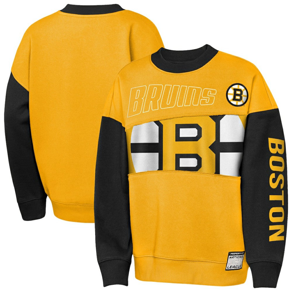 Boston Bruins Outerstuff Youth Impact Player Sweatshirt Discount
