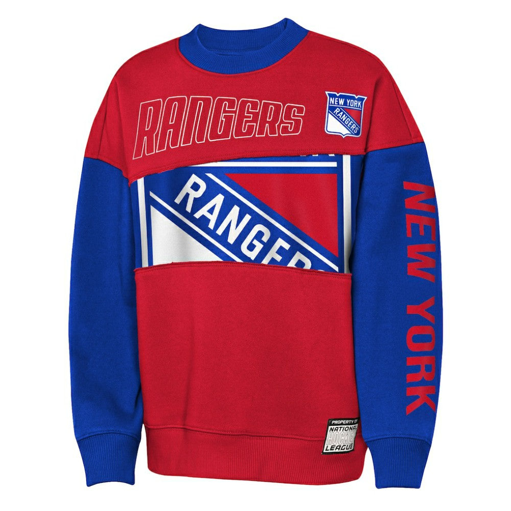New York Rangers Outerstuff Youth Impact Player Sweatshirt Online