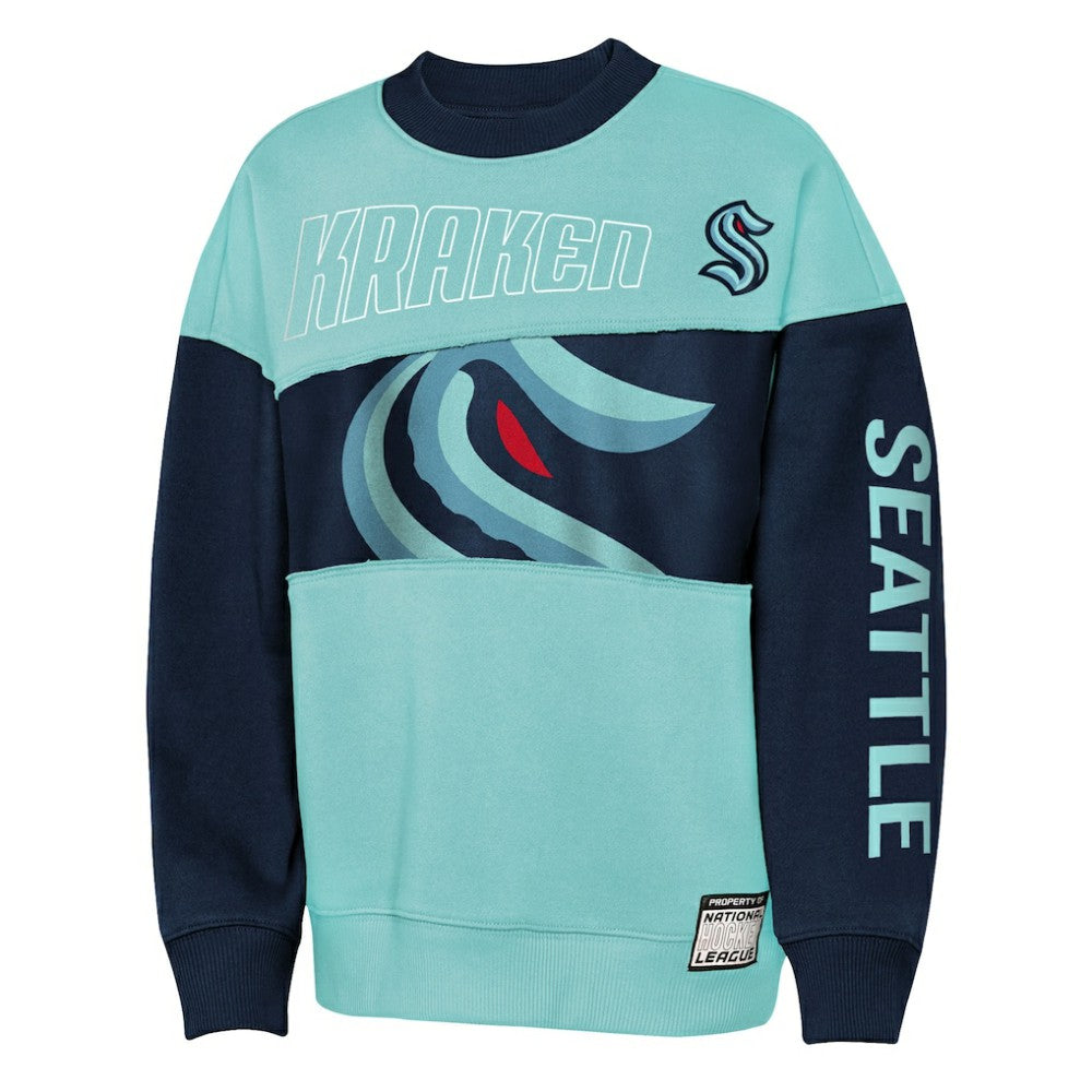 Seattle Kraken Outerstuff Youth Impact Player Sweatshirt For Sale