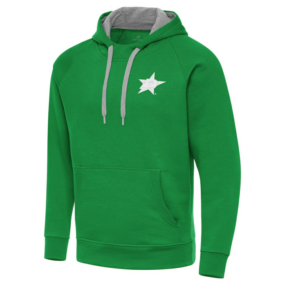 Dallas Stars Antigua St. Patrick's Day Victory Pullover Hoodie For Sale