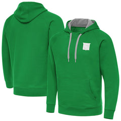 New York Rangers Antigua St. Patrick's Day Victory Pullover Hoodie Outlet