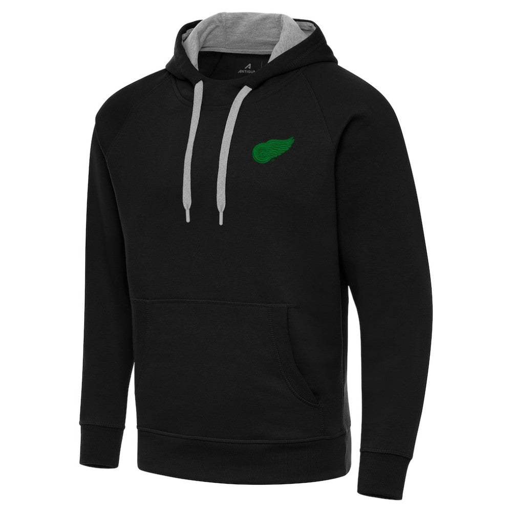 Detroit Red Wings Antigua St. Patrick's Day Victory Pullover Hoodie For Sale