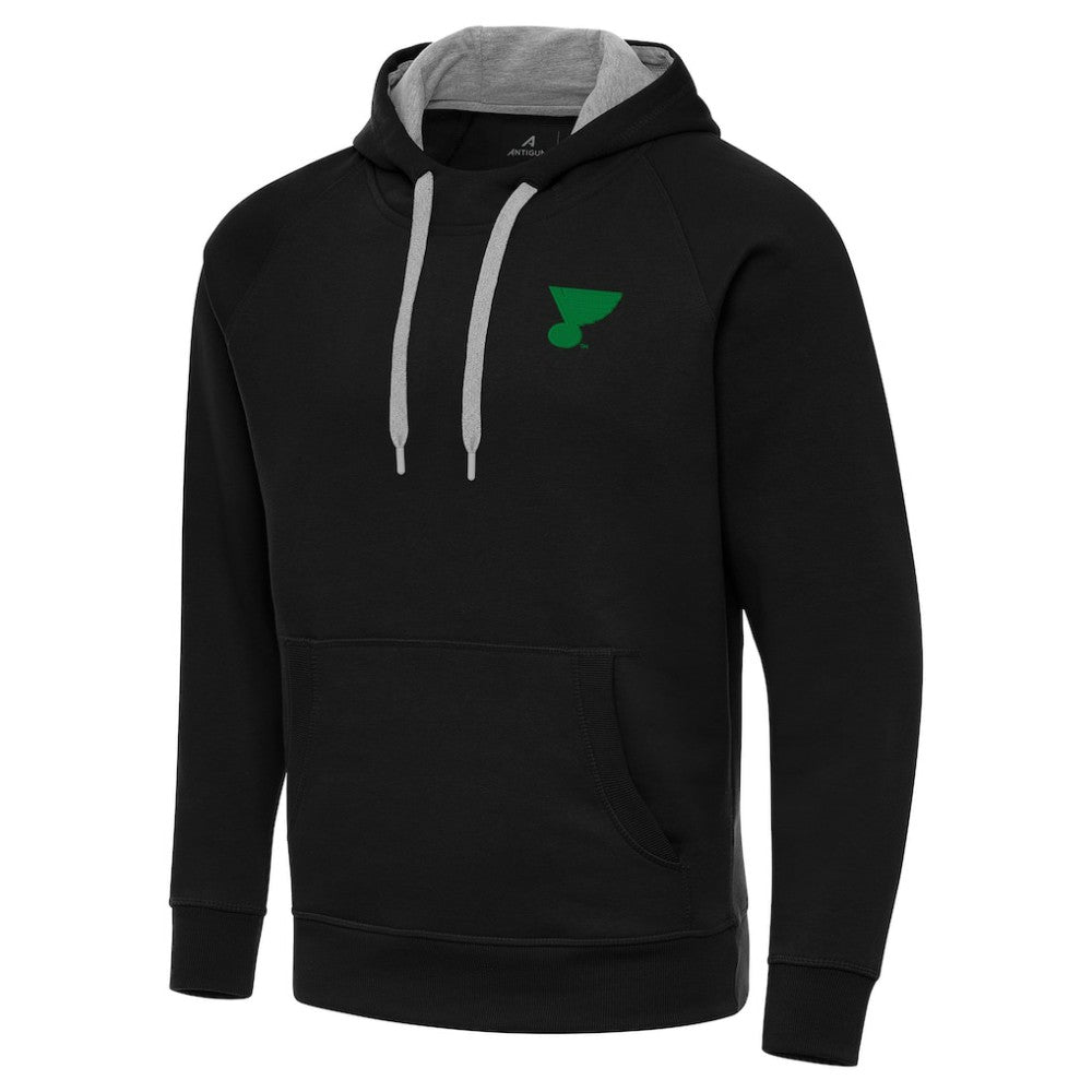 St. Louis Blues Antigua St. Patrick's Day Victory Pullover Hoodie Online