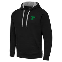 St. Louis Blues Antigua St. Patrick's Day Victory Pullover Hoodie Online