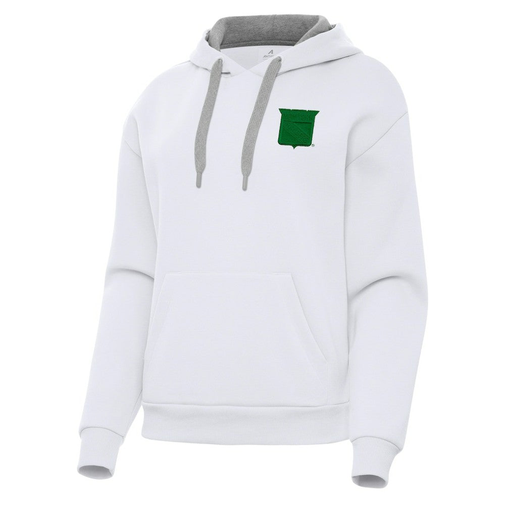 New York Rangers Antigua Women's St. Patrick's Day Victory Pullover Hoodie Discount