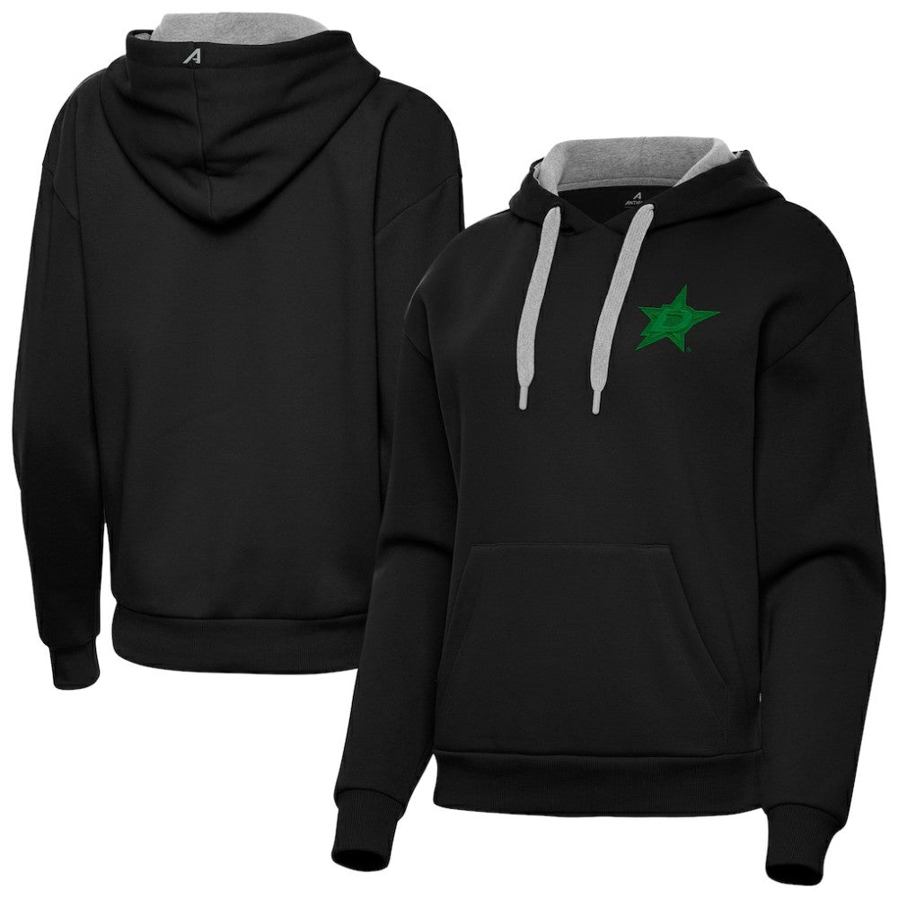 Dallas Stars Antigua Women's St. Patrick's Day Victory Pullover Hoodie Sale