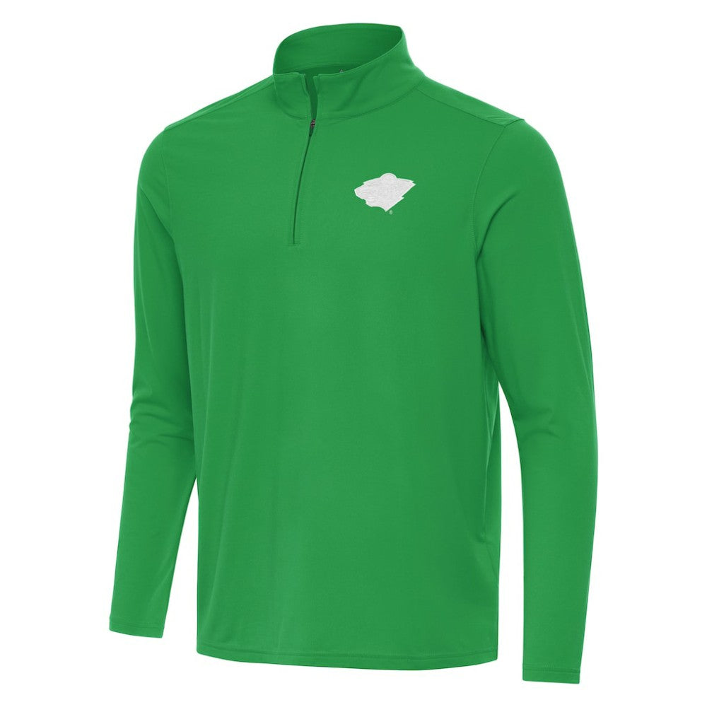 Minnesota Wild Antigua St. Patrick Intent Quarter-Zip Pullover Top Discount