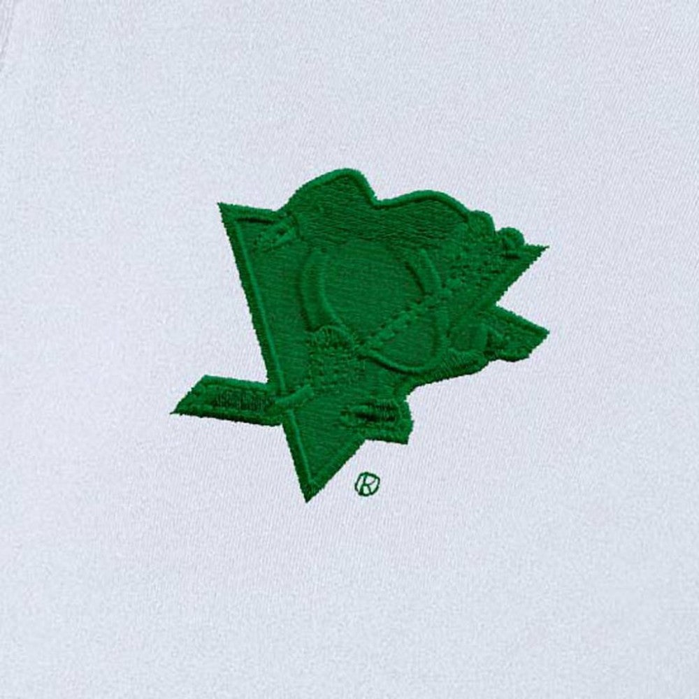 Pittsburgh Penguins Antigua Women's St. Patrick's Day Intent Quarter-Zip Performance Pullover On Sale