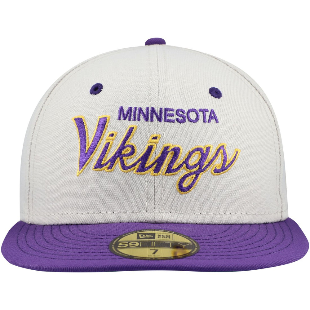 Minnesota Vikings New Era Historic Script 59FIFTY Fitted Hat