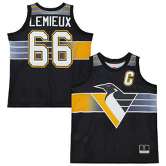 Mario Lemieux Pittsburgh Penguins Mitchell & Ness Unisex Maxxed Out Fashion Basketball Jersey Sale