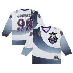 Wayne Gretzky Los Angeles Kings Mitchell & Ness 1995-96 Power Play Jersey For Sale