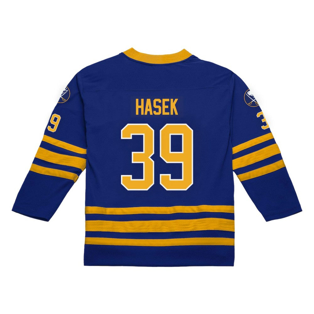 Dominik Hasek Buffalo Sabres Mitchell & Ness 1995-96 Power Play Jersey Sale