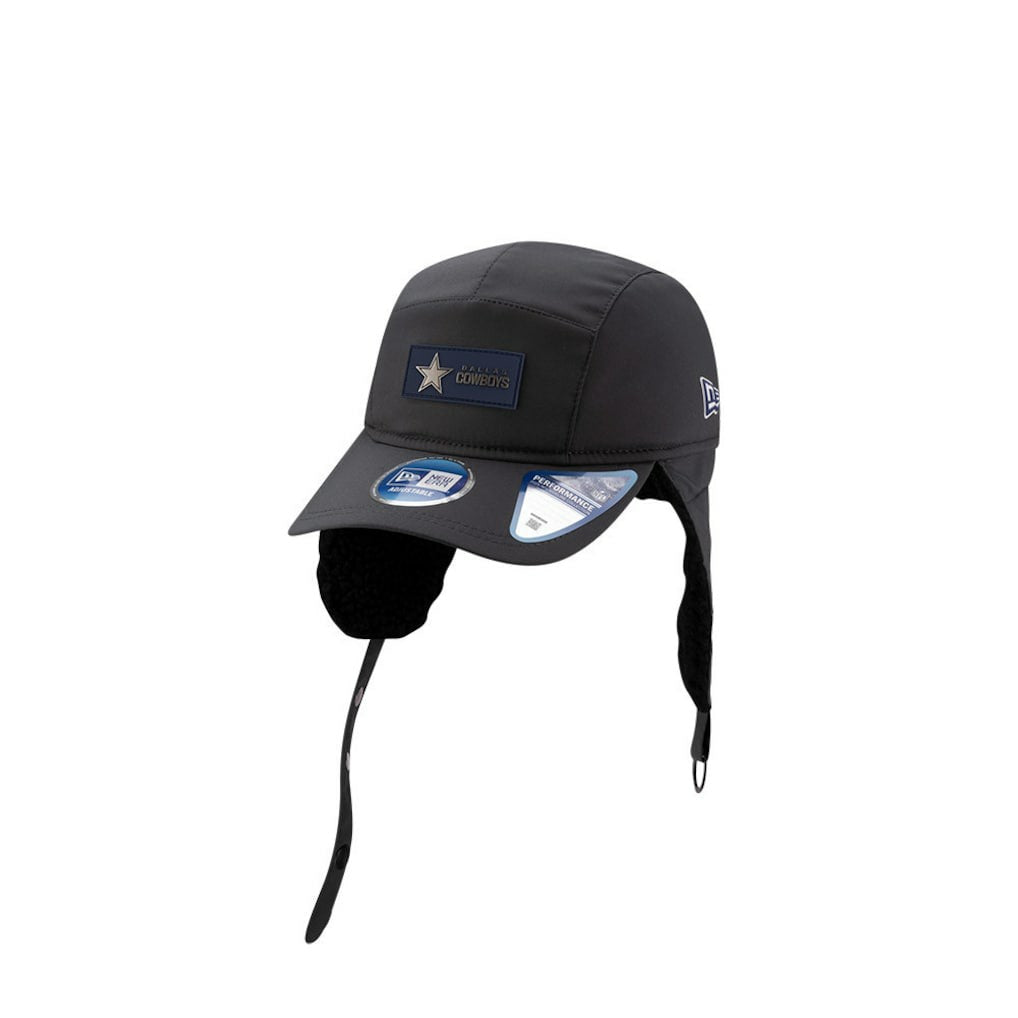 Dallas Cowboys New Era 2025 Sideline Cold Weather Runner Dog Ear Adjustable Hat