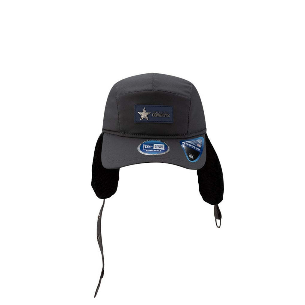 Dallas Cowboys New Era 2025 Sideline Cold Weather Runner Dog Ear Adjustable Hat