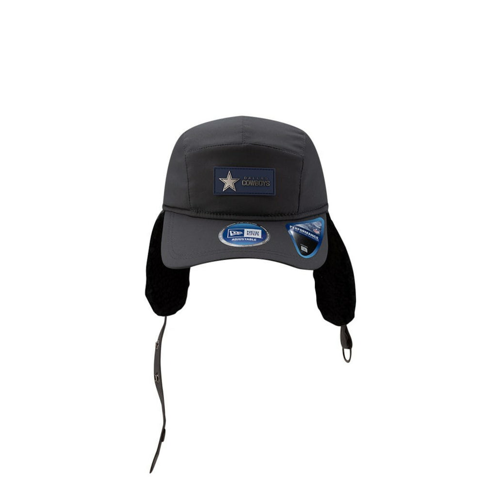 Dallas Cowboys New Era 2025 Sideline Cold Weather Runner Dog Ear Adjustable Hat