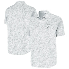 Atlanta Braves Antigua Palm Tree Spring Training Lush Button-Up Shirt | MLB Outlet