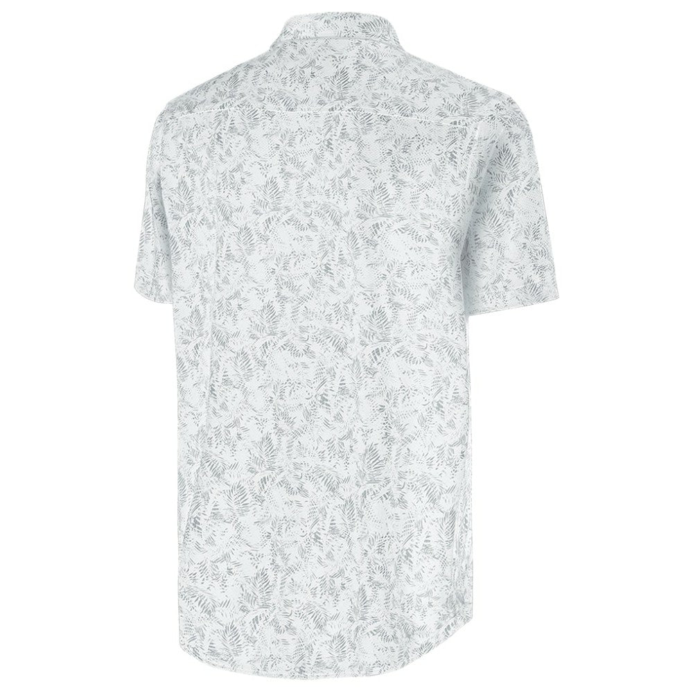 Atlanta Braves Antigua Palm Tree Spring Training Lush Button-Up Shirt | MLB Outlet