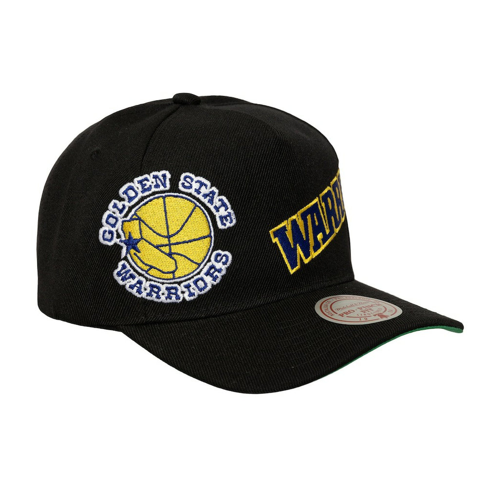 Golden State Warriors Busted Logo Wordmark Wrap-Around Pro Pinch Adjustable Hat sale Discount