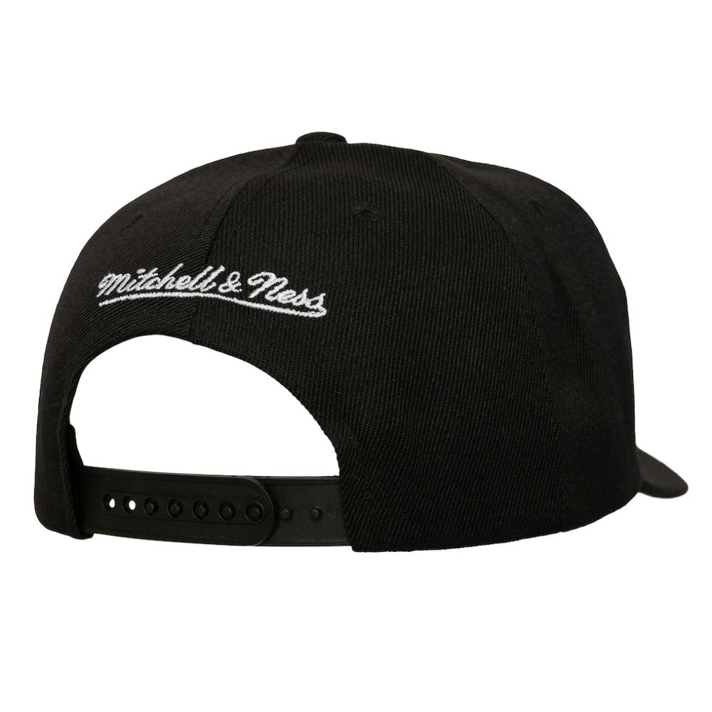 Toronto Maple Leafs Mitchell & Ness Busted Logo Wordmark Wrap-Around Pro Pinch Adjustable Hat On Sale