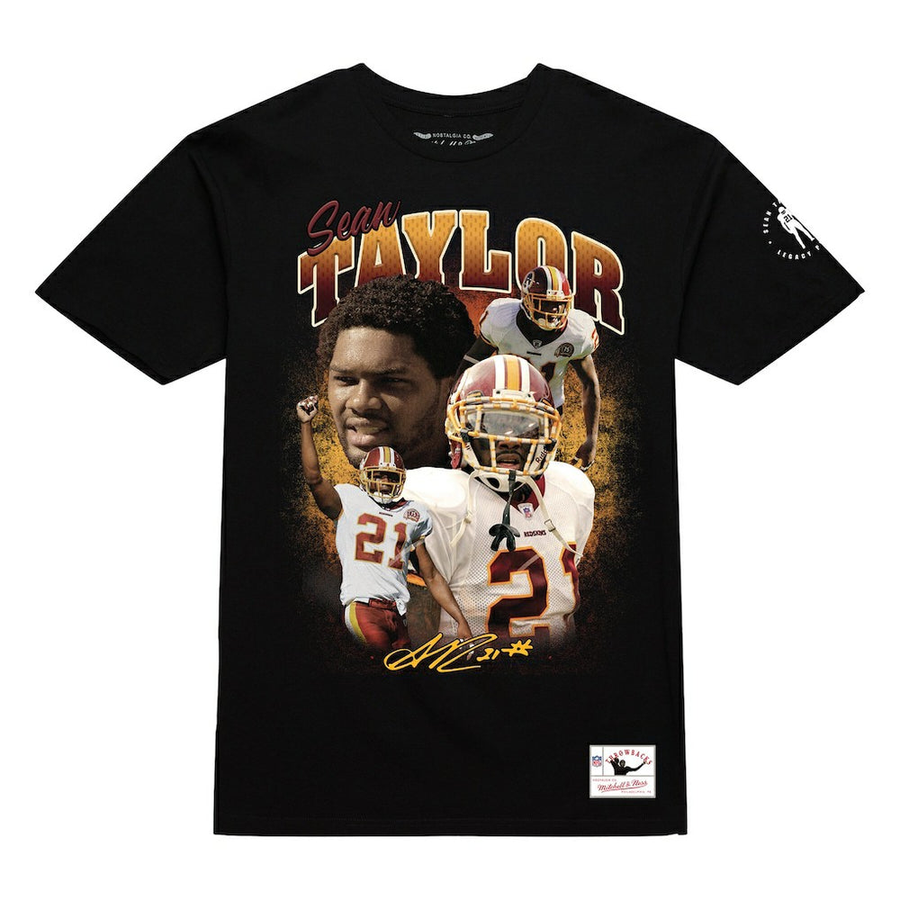 Washington Commanders Mitchell & Ness Sean Taylor  Graphic T-Shirt