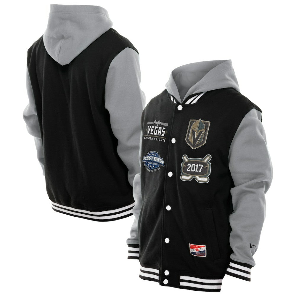 Vegas Golden Knights New Era Full-Snap Fleece Hoodie Jacket On Sale