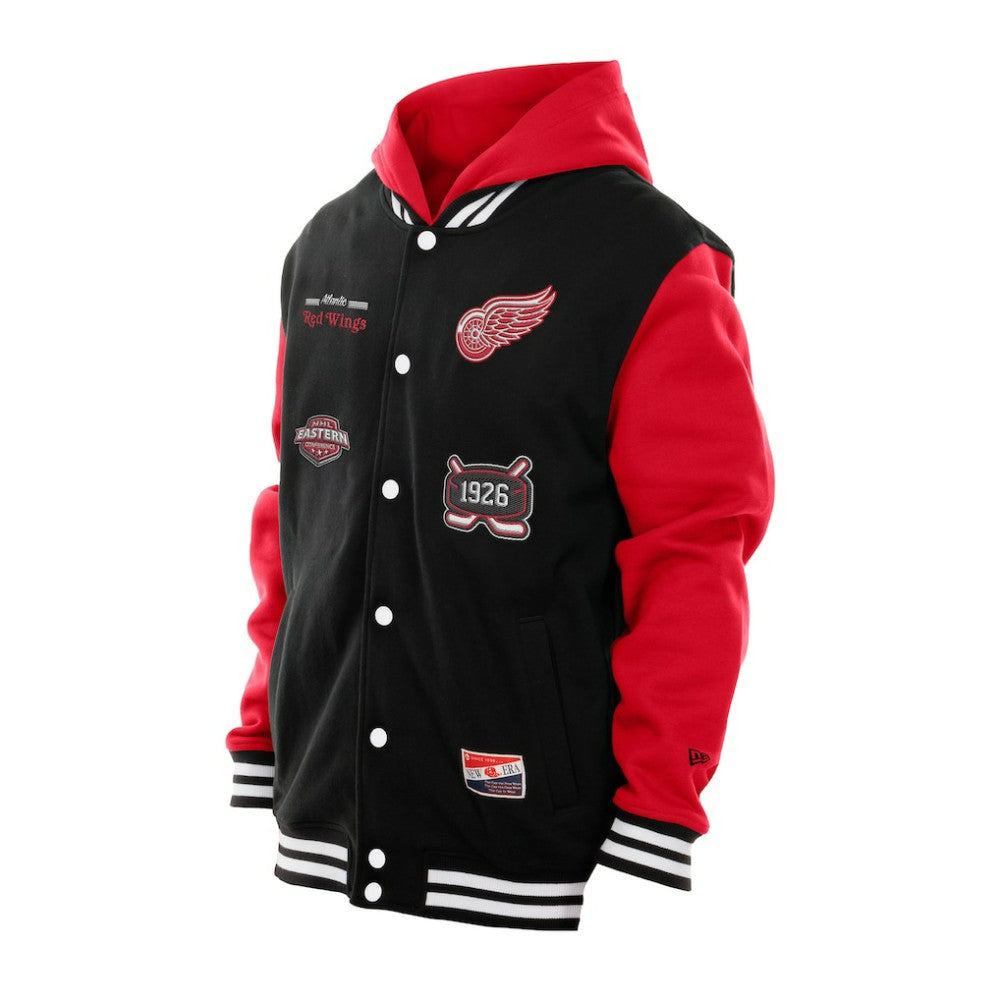 Detroit Red Wings New Era Full-Snap Fleece Hoodie Jacket On Sale