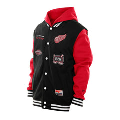 Detroit Red Wings New Era Full-Snap Fleece Hoodie Jacket On Sale
