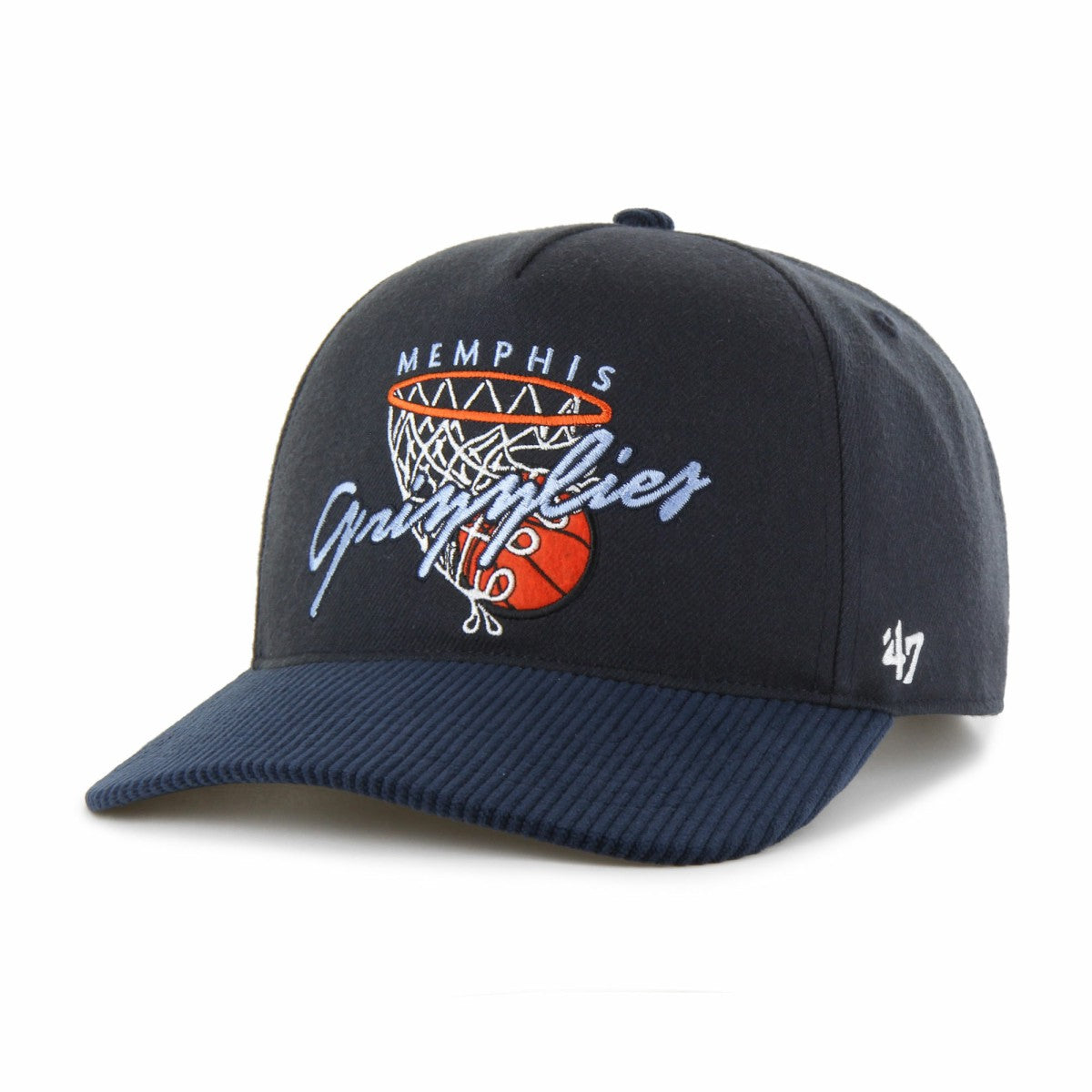Memphis Grizzlies '47 Nothing But Net Hitch Adjustable Hat For Sale