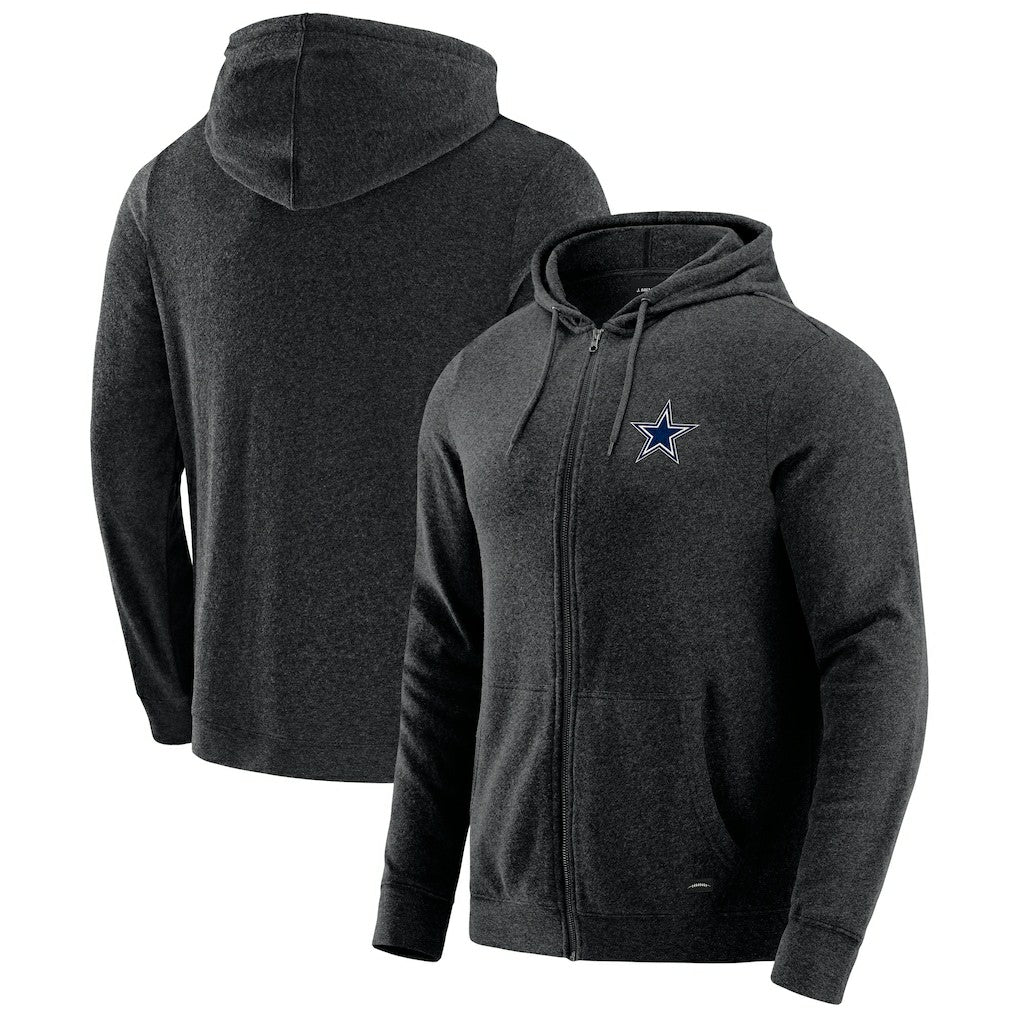 Dallas Cowboys  J. Palmer Players Lounge Tri-Blend Full-Zip Hoodie