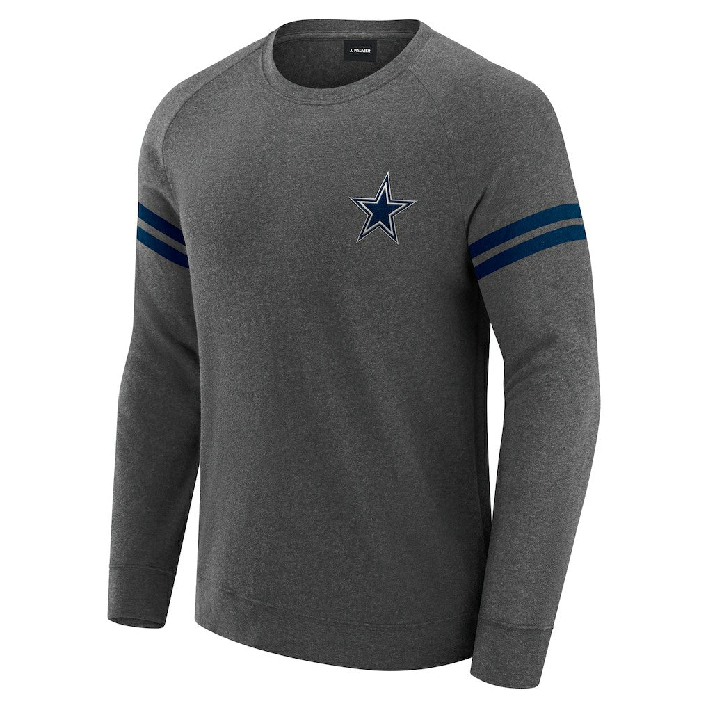 Dallas Cowboys  J. Palmer Players Lounge Raglan Tri-Blend Sweatshirt