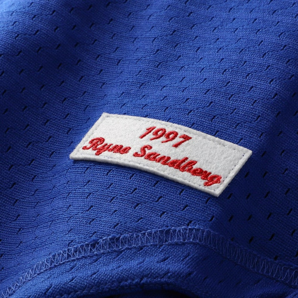 Ryne Sandberg Chicago Cubs Mitchell & Ness Cooperstown Collection 1997 Mesh Batting Practice Button-Up Jersey | MLB US