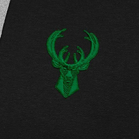 Milwaukee Bucks Antigua St. Patrick's Day Victory Raglan Pullover Hoodie On Sale