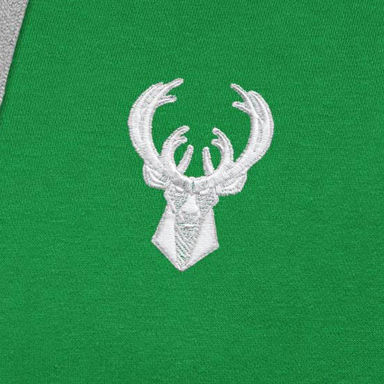Milwaukee Bucks Antigua St. Patrick's Day Victory Raglan Pullover Hoodie Online