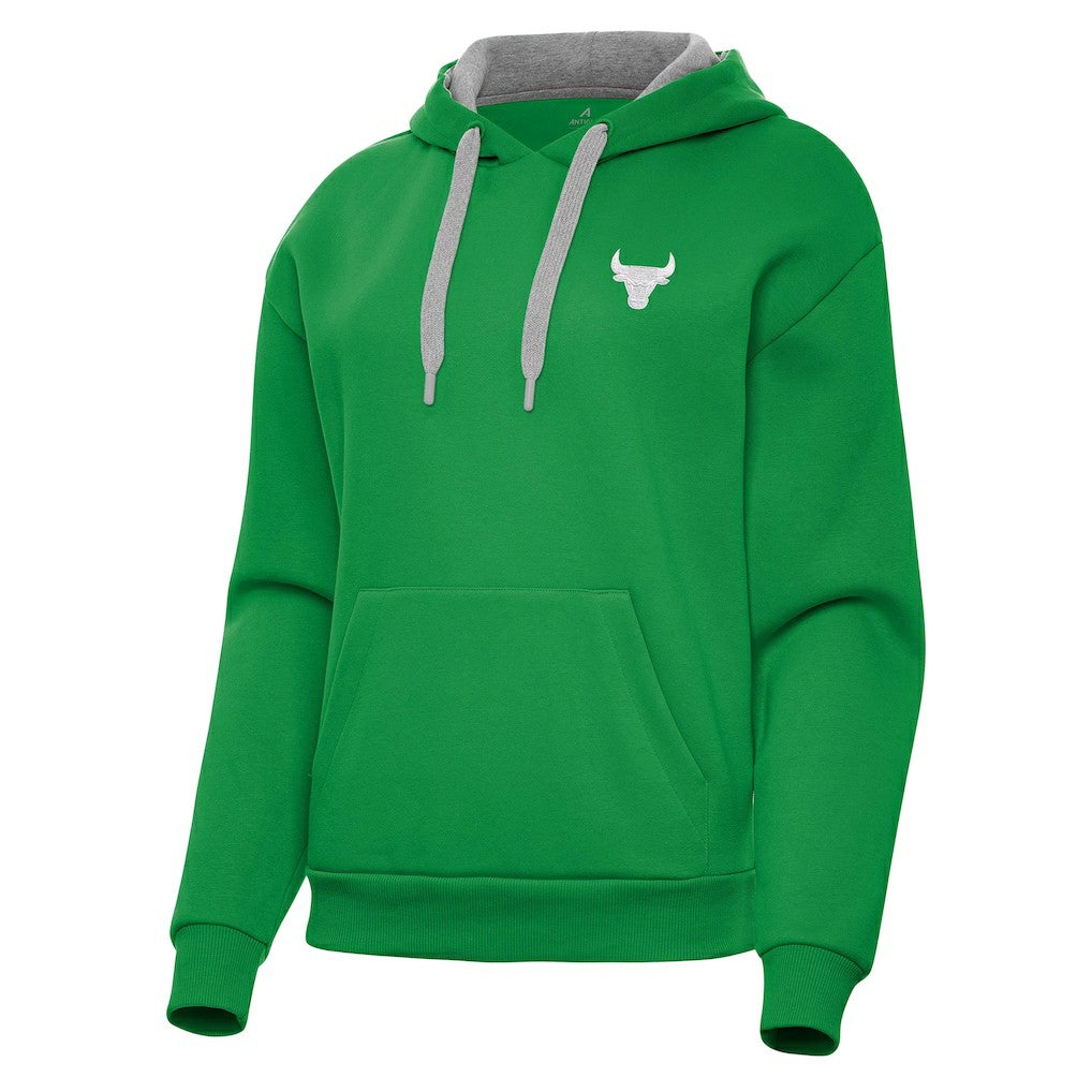 Chicago Bulls Antigua Women's St. Patrick's Day Victory Pullover Hoodie sale Online