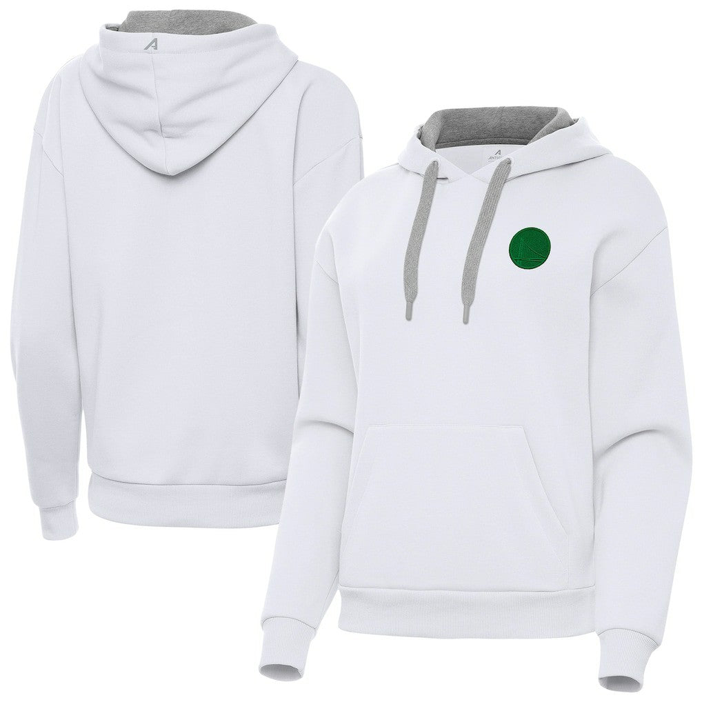 Golden State Warriors Antigua Women's St. Patrick's Day Victory Pullover Hoodie sale Online