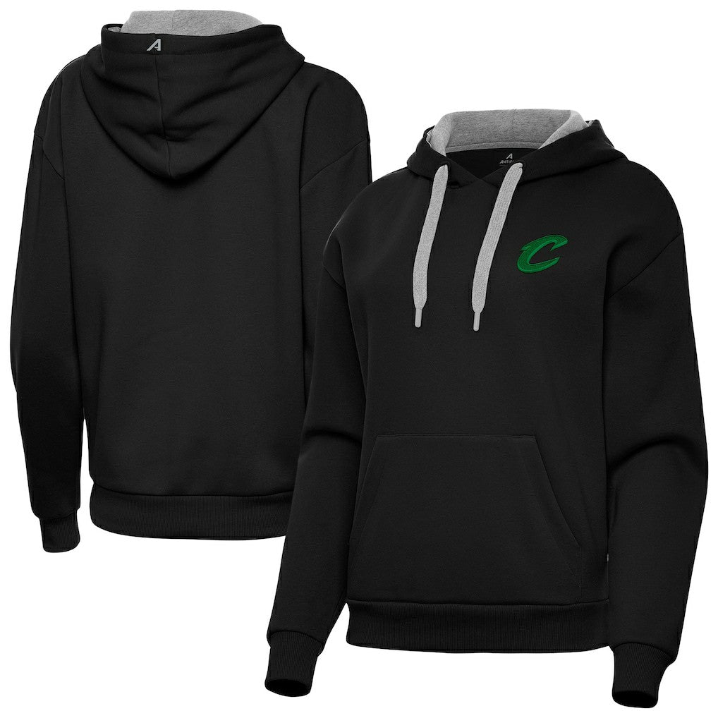 Cleveland Cavaliers Antigua Women's St. Patrick's Day Victory Pullover Hoodie sale On Sale