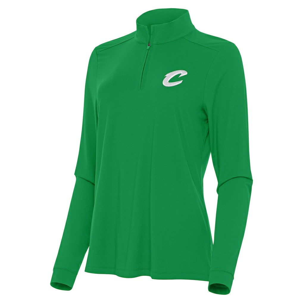 Cleveland Cavaliers Antigua Women's St. Patrick's Day Intent Quarter-Zip Top sale Discount