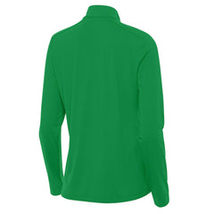 Boston Celtics Antigua Women's St. Patrick's Day Intent Quarter-Zip Top Online