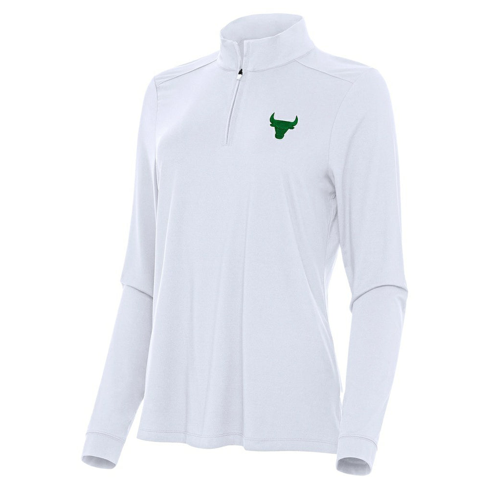 Chicago Bulls Antigua Women's St. Patrick's Day Intent Quarter-Zip Top sale Discount