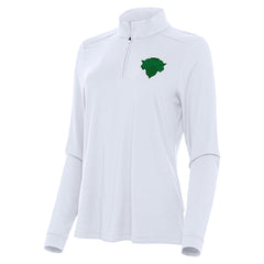 New York Knicks Antigua Women's St. Patrick's Day Intent Quarter-Zip Top New