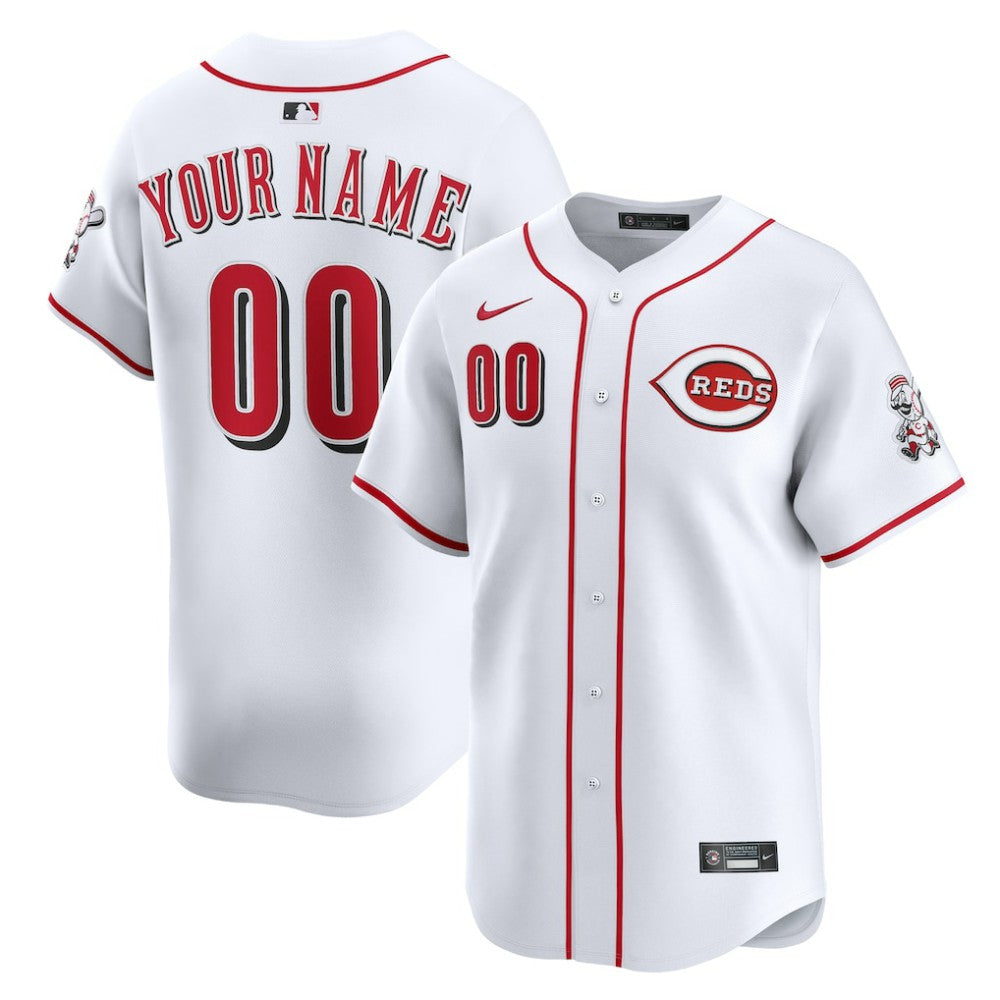 Cincinnati Reds Nike Home Limited Custom Jersey | MLB Outlet