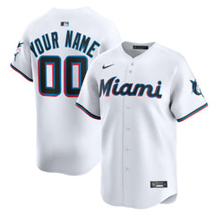 Miami Marlins Nike Home Limited Custom Jersey | MLB Sale