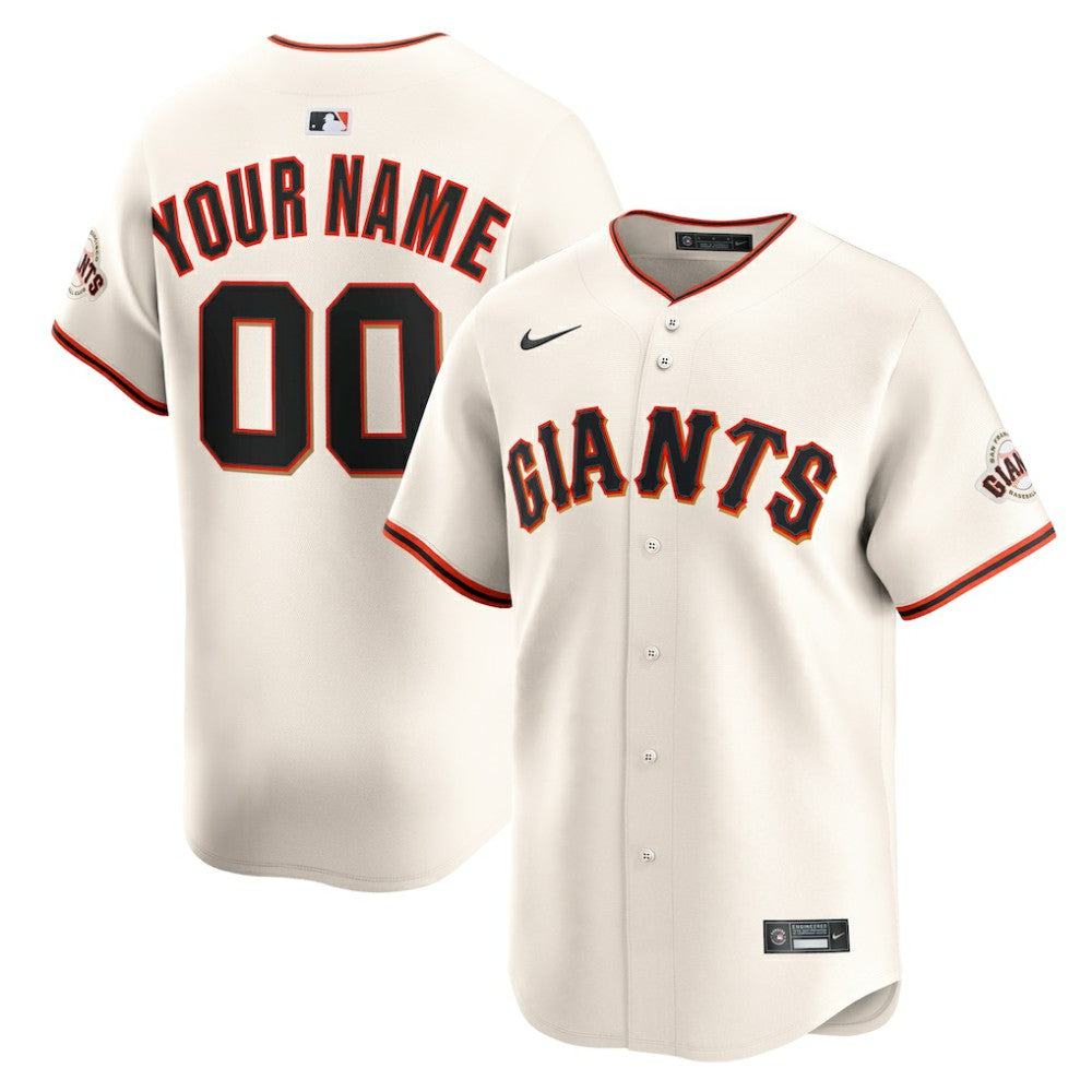 San Francisco Giants Nike Home Limited Custom Jersey | MLB On Sale