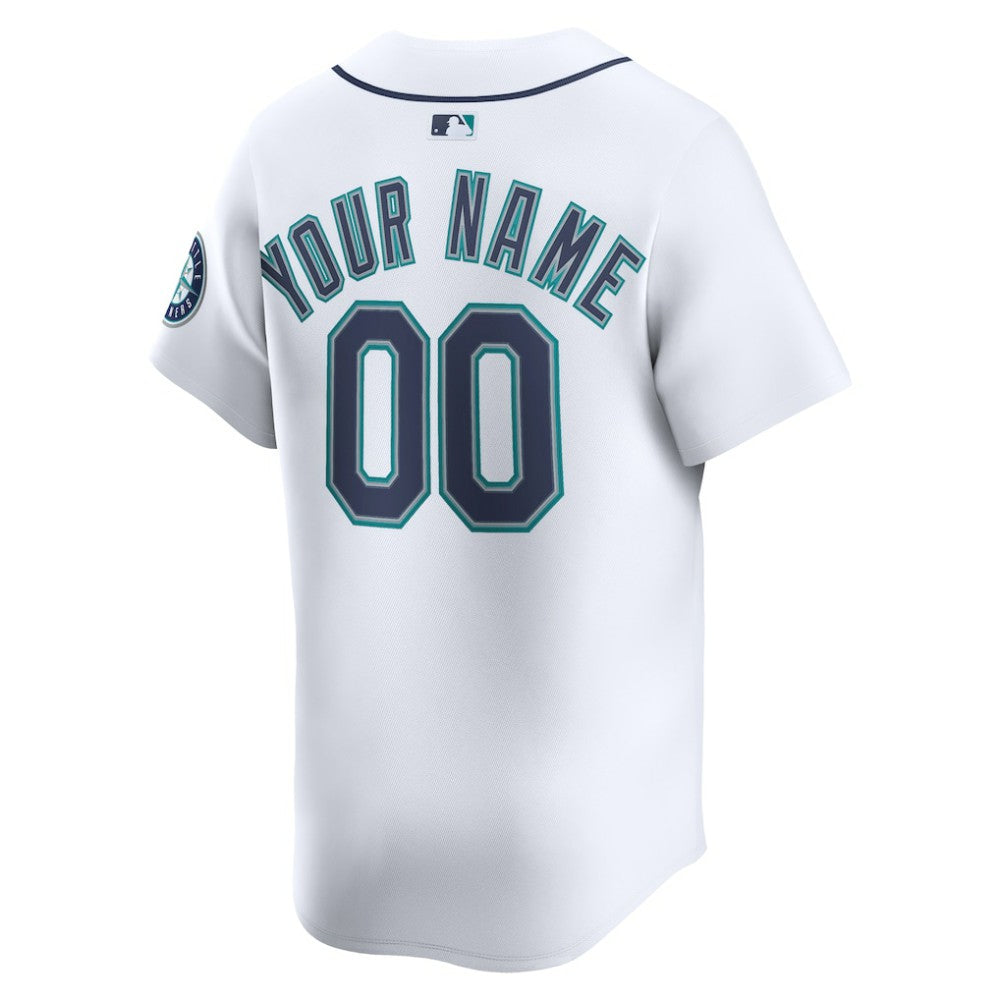 Seattle Mariners Nike Home Limited Custom Jersey | MLB Discount
