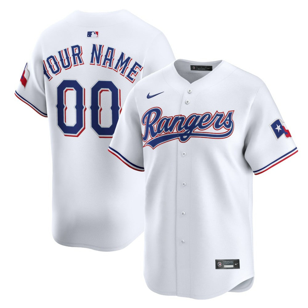 Texas Rangers Nike Home Limited Custom Jersey | MLB On Sale